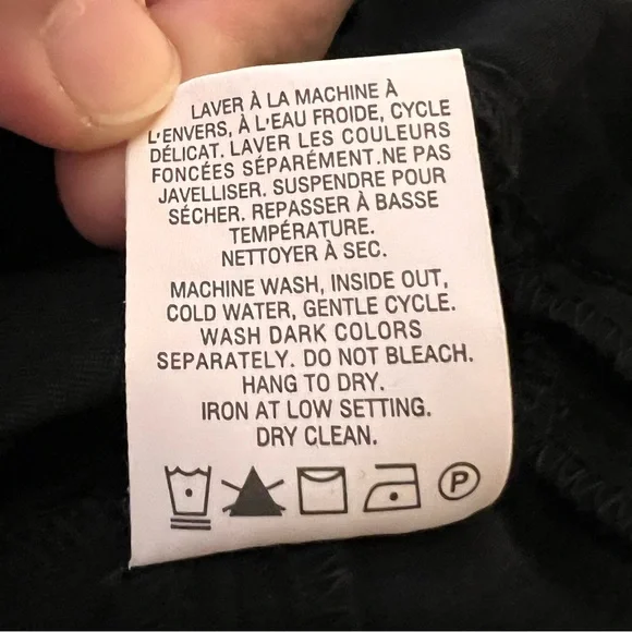 NWT Reitman’s Classic black pull on stretch A-Line Skirt - Women size 16 - Picture 8 of 8